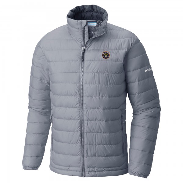 Denver Nuggets Columbia Gray Powder Lite Omni-Heat Reflective Full-Zip Jacket