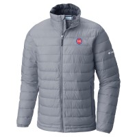 Detroit Pistons Columbia Gray Powder Lite Omni-Heat Reflective Full-Zip Jacket