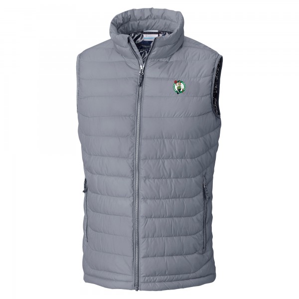 Boston Celtics Columbia Powder Lite Omni-Heat Reflective Full-Zip Vest - Gray