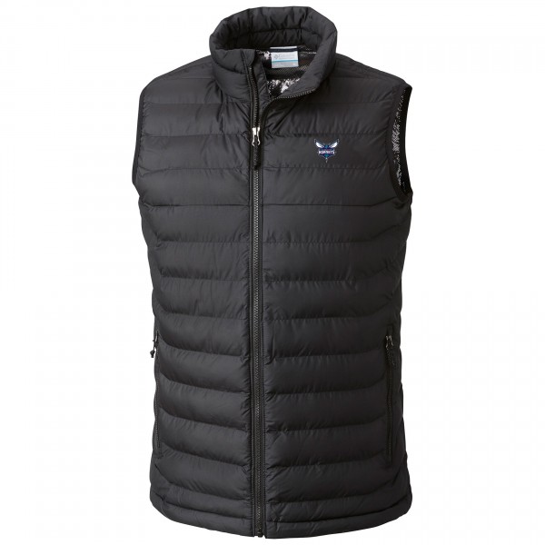 Жилетка Charlotte Hornets Columbia Black Powder Lite Omni-Heat Reflective