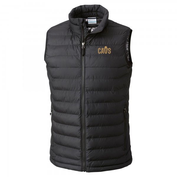 Cleveland Cavaliers Columbia Black Powder Lite Omni-Heat Reflective Full-Zip Vest