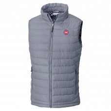 Detroit Pistons Columbia Gray Powder Lite Omni-Heat Reflective Full-Zip Vest