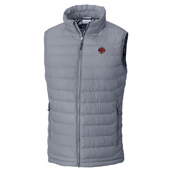 Toronto Raptors Columbia Gray Powder Lite Omni-Heat Reflective Full-Zip Vest