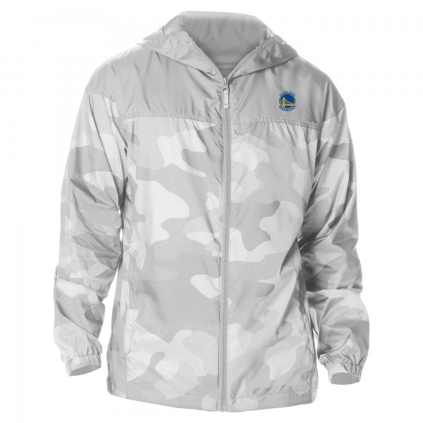 Ветровка Golden State Warriors Columbia Gray Camo Flash Challenger
