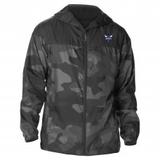 Ветровка на молнии Charlotte Hornets Columbia Black Camo Flash Challenger
