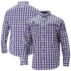 Рубашка с длинным рукавом Charlotte Hornets Columbia Purple Super Tamiami