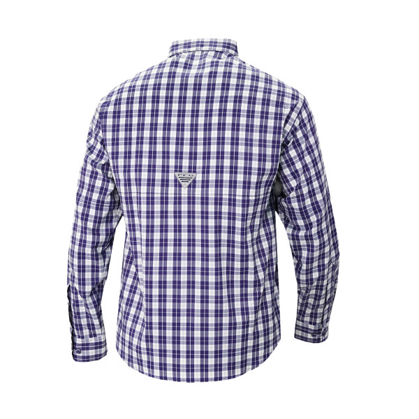 Рубашка с длинным рукавом Charlotte Hornets Columbia Purple Super Tamiami