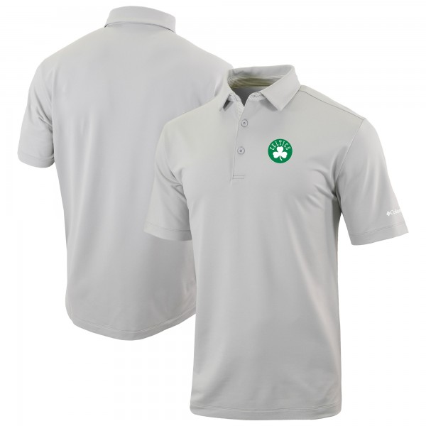 Boston Celtics Columbia Gray Omni-Wick Even Lie Polo