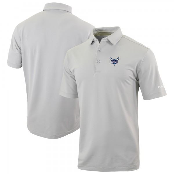 Поло Charlotte Hornets Columbia Gray Omni-Wick Even Lie