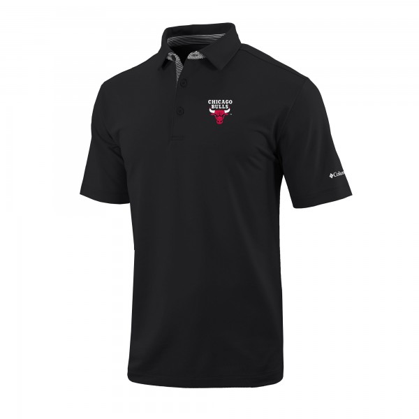 Поло Chicago Bulls Columbia Black Omni-Wick Even Lie