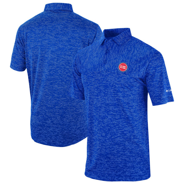 Detroit Pistons Columbia Blue Omni-Wick Heading Out Polo