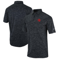 Toronto Raptors Columbia Black Omni-Wick Heading Out Polo
