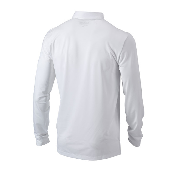 Поло Charlotte Hornets Columbia White Omni-Wick Pin High Long Sleeve