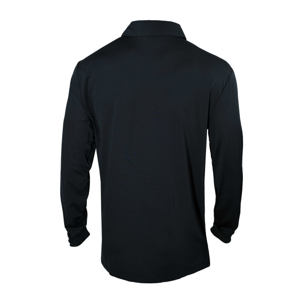 Поло Charlotte Hornets Columbia Black Omni-Wick Pin High Long Sleeve