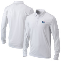 Поло Washington Wizards Columbia White Omni-Wick Pin High Long Sleeve
