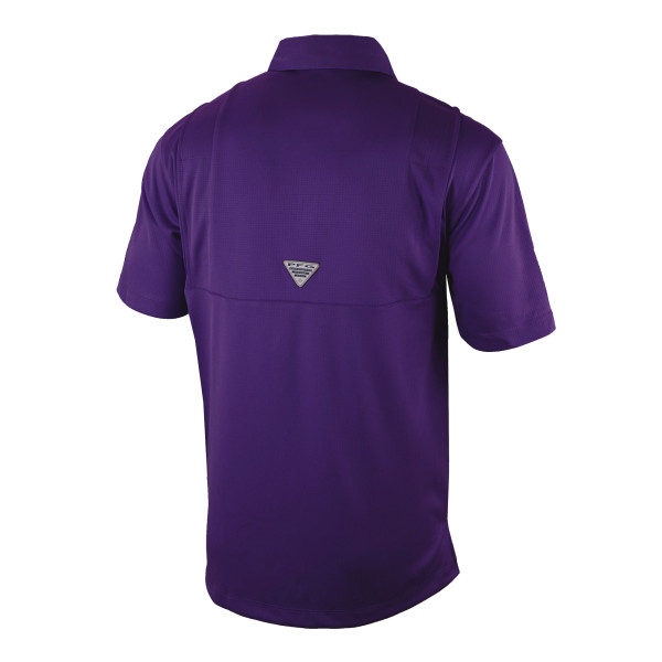 Поло Charlotte Hornets Columbia Purple Omni-Wick Flycaster Pocket