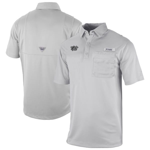 Поло Brooklyn Nets Columbia Gray Omni-Wick Flycaster Pocket