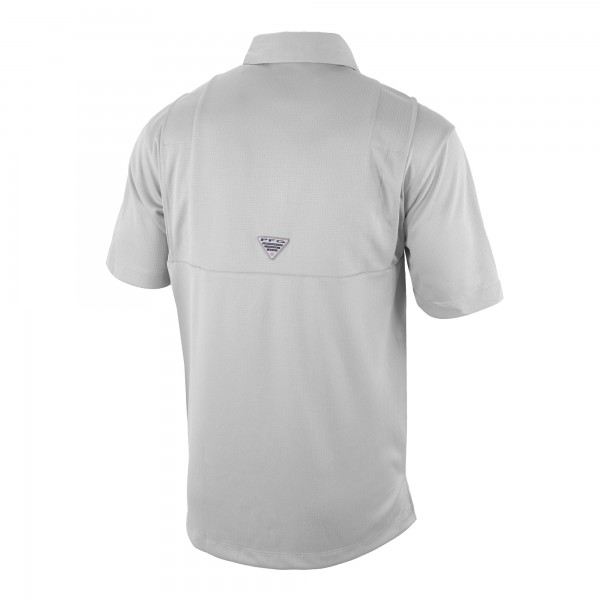Toronto Raptors Columbia Gray Omni-Wick Flycaster Pocket Polo