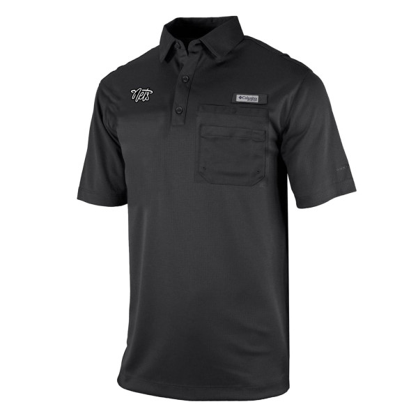 Поло Brooklyn Nets Columbia Black Omni-Wick Flycaster Pocket