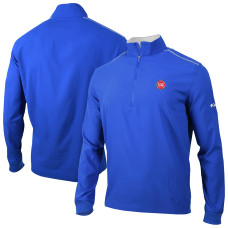 Detroit Pistons Columbia Blue Bogeys Paradise Quarter-Zip Pullover