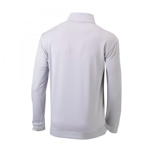 Кофта на короткой молнии Charlotte Hornets Columbia Gray/White Omni-Wick Even Lie