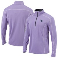 Кофта на короткой молнии Charlotte Hornets Columbia Lavender Omni-Wick Shotgun