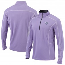Кофта на короткой молнии Charlotte Hornets Columbia Lavender Omni-Wick Shotgun