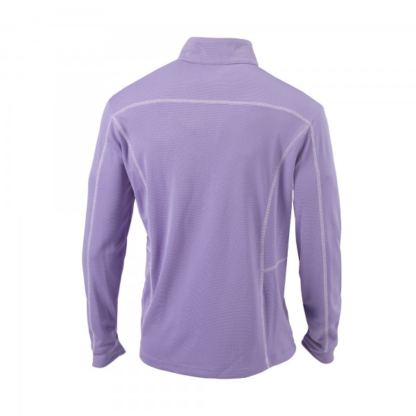 Кофта на короткой молнии Charlotte Hornets Columbia Lavender Omni-Wick Shotgun