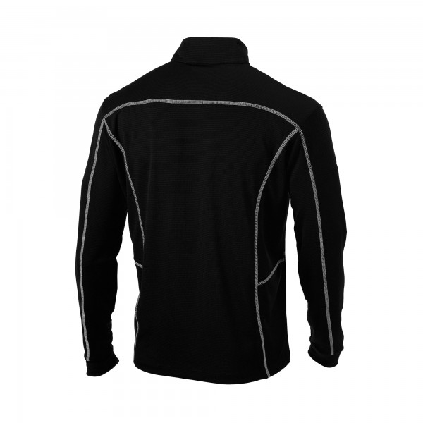 Кофта на короткой молнии Chicago Bulls Columbia Black Omni-Wick Shotgun
