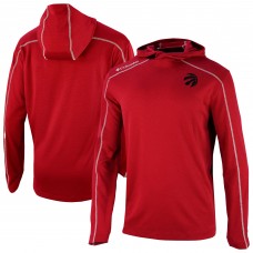 Toronto Raptors Columbia Red Omni-Wick Shotgun Pullover Hoodie