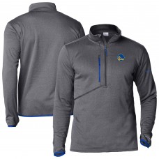 Golden State Warriors Columbia Gray Park View Half-Zip Top