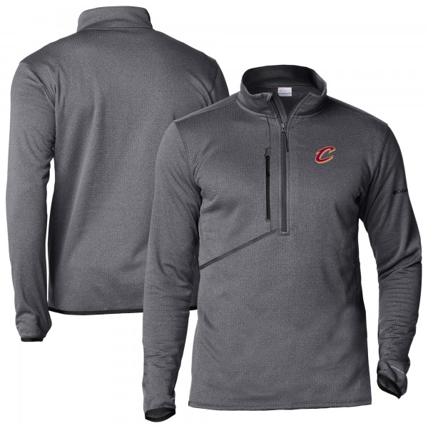 Cleveland Cavaliers Columbia Gray Park View Half-Zip Top