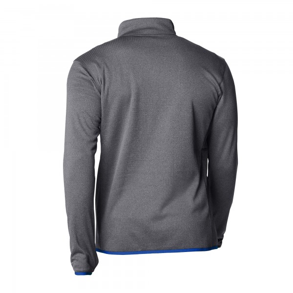 Detroit Pistons Columbia Gray Park View Half-Zip Top