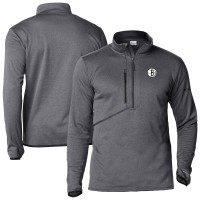 Кофта на короткой молнии Brooklyn Nets Columbia Park View - Gray