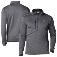 Denver Nuggets Columbia Gray Park View Half-Zip Top