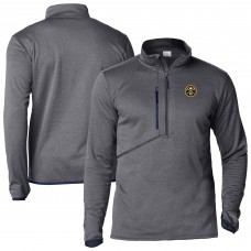 Denver Nuggets Columbia Gray Park View Half-Zip Top