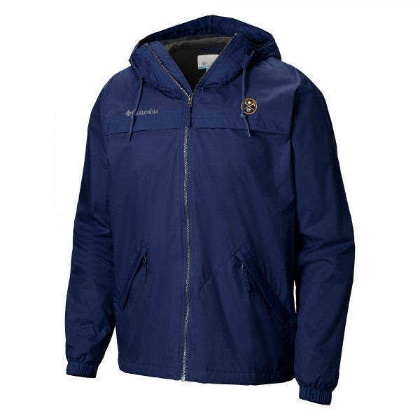 Denver Nuggets Columbia Navy Oroville Creek Lined Full-Zip Jacket