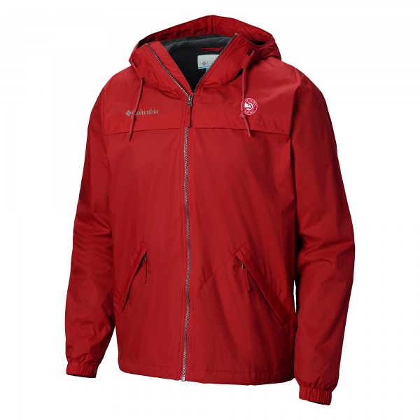 Кофта на молнии Atlanta Hawks Columbia Red Oroville Creek Lined