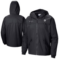 Brooklyn Nets Columbia Black Oroville Creek Lined Full-Zip Jacket