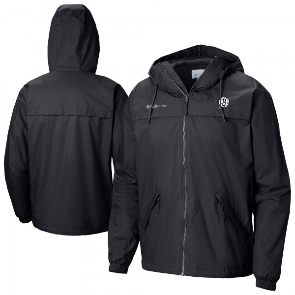 Brooklyn Nets Columbia Black Oroville Creek Lined Full-Zip Jacket