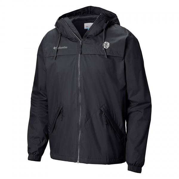 Brooklyn Nets Columbia Black Oroville Creek Lined Full-Zip Jacket