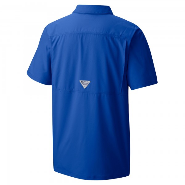 Рубашка с коротким рукавом Golden State Warriors Columbia Royal Slack Tide Camp