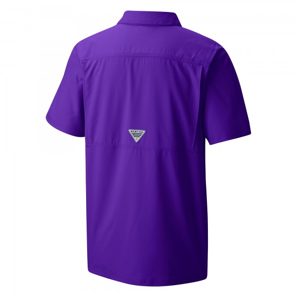 Рубашка с коротким рукавом Charlotte Hornets Columbia Purple Slack Tide Camp
