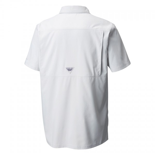 Cleveland Cavaliers Columbia White Slack Tide Camp Button-Up Shirt