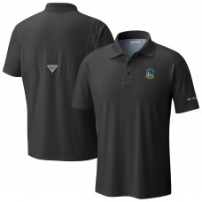 Golden State Warriors Columbia Black Low Drag Offshore Polo