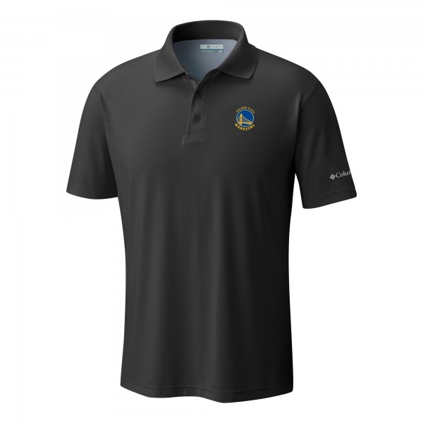 Golden State Warriors Columbia Black Low Drag Offshore Polo