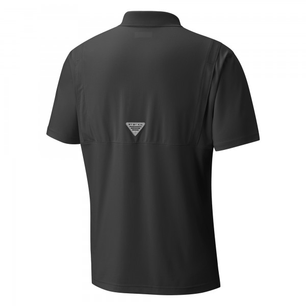 Golden State Warriors Columbia Black Low Drag Offshore Polo