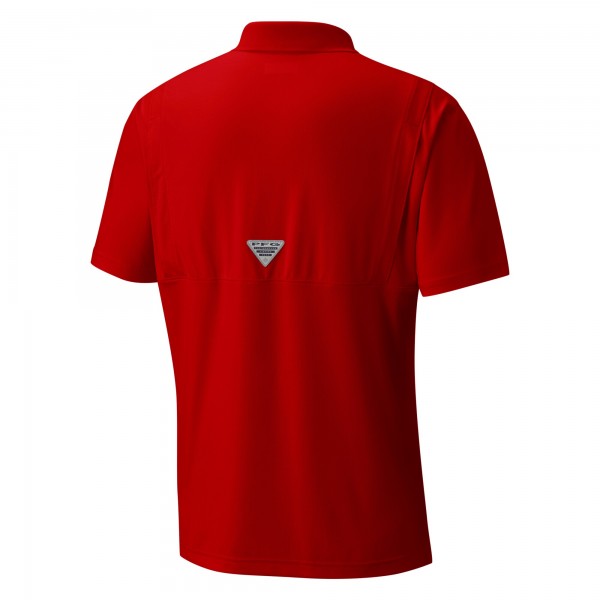 Toronto Raptors Columbia Red Low Drag Offshore Polo