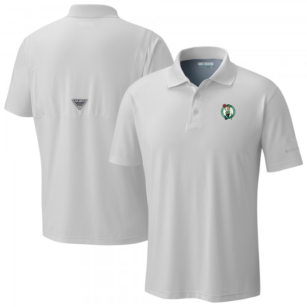 Boston Celtics Columbia White Low Drag Offshore Polo
