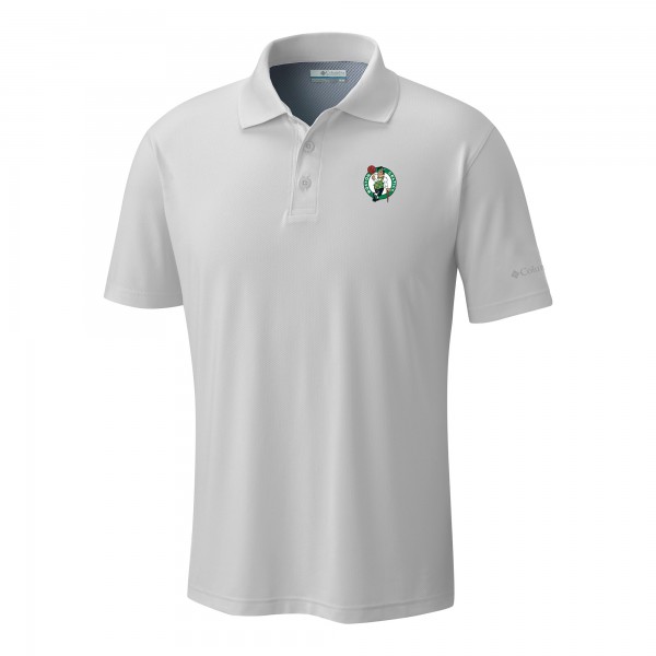 Boston Celtics Columbia White Low Drag Offshore Polo